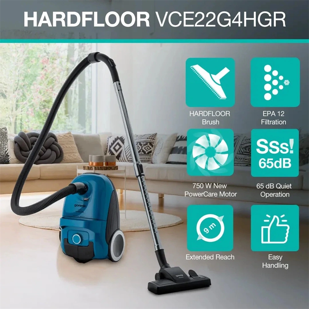 Gorenje VCE22G4HGR porzsákos porszívó