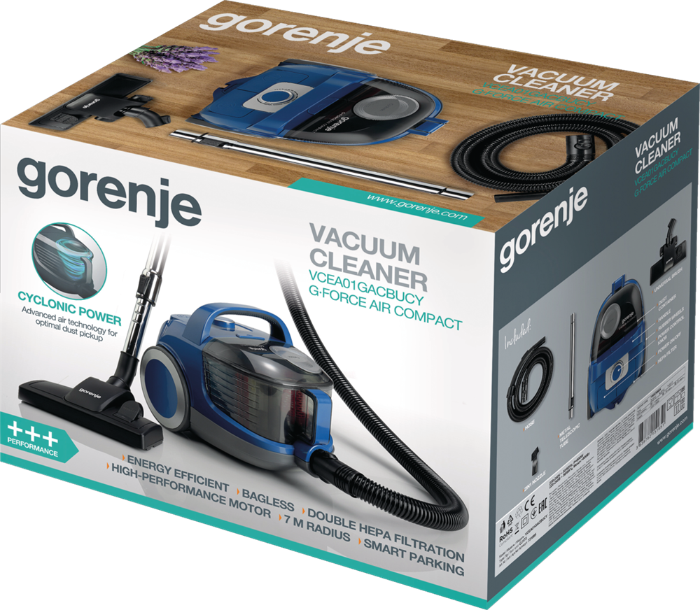 Gorenje VCEA01GACBUCY porzsák nélküli porszívó
