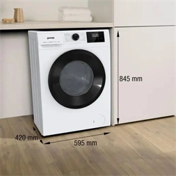 Gorenje W3NGPI61SAS fehér, elöltöltős, keskeny, max. 1000ford., 6kg mosógép