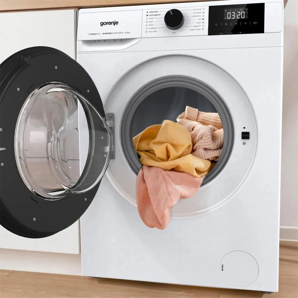 Gorenje W3NGPI72SAS fehér, elöltöltős, 7 kg, 1200 ford./perc, mosógép
