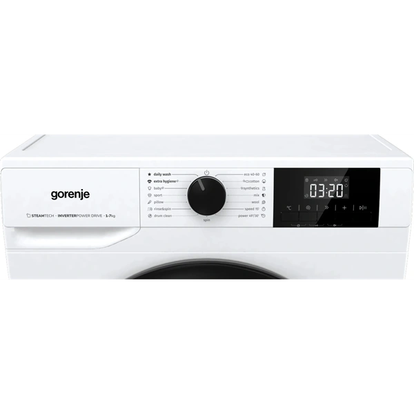 Gorenje W3NGPI74A3S fehér, elöltöltős, 7 kg, 1400 ford./perc, mosógép