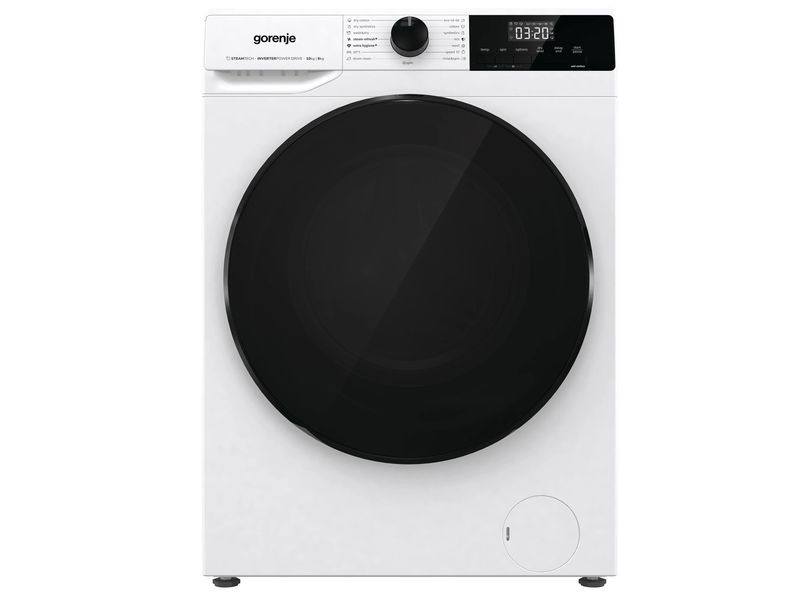 Gorenje WD2A164ADS fehér, elöltöltős, max.1400ford., 10 kg/6 kg, mosó-szárítógép