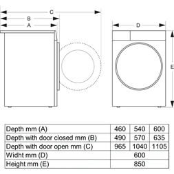 Gorenje WG884A31 fehér, elöltöltős, 8 kg, 1400 ford./perc, mosógép