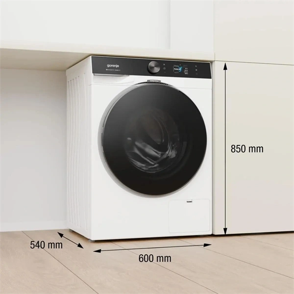 Gorenje WG894A25 fehér, elöltöltős, 9 kg, 1400 ford./perc, WiFi, gőzfunkció, mosógép