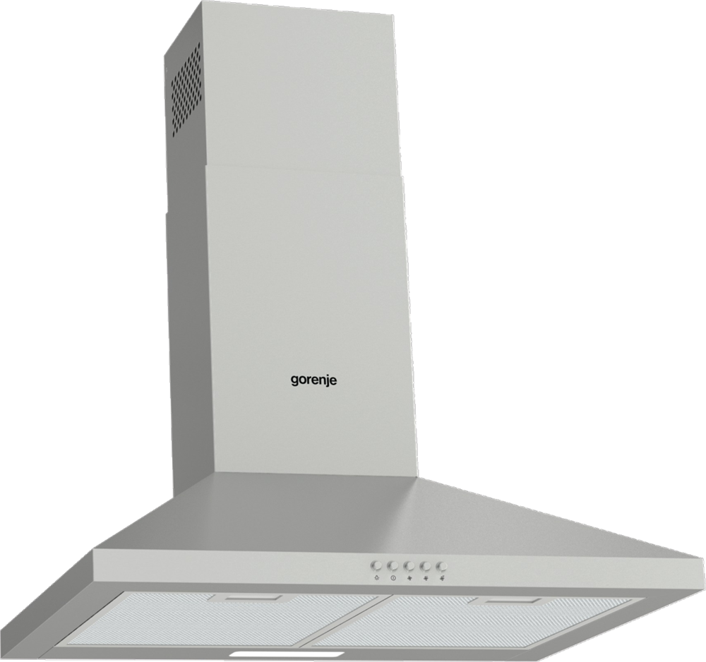 Gorenje WHC629E4X szürke, szabadonálló, kürtős, méret:60 cm, zajszint:65 dB, páraelszívó