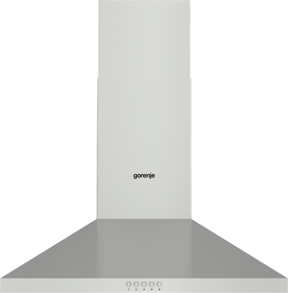 Gorenje WHC629E4X szürke, szabadonálló, kürtős, méret:60 cm, zajszint:65 dB, páraelszívó