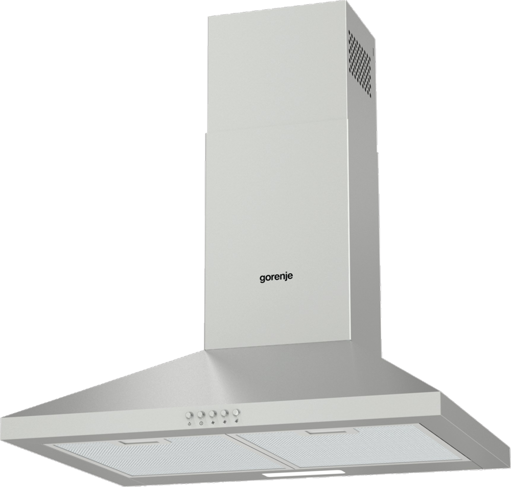 Gorenje WHC629E4X szürke, szabadonálló, kürtős, méret:60 cm, zajszint:65 dB, páraelszívó