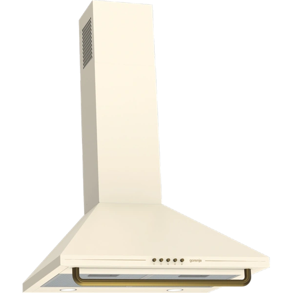 Gorenje WHC63CLI elefántcsontszín, fali, méret:60cm, zajszint:70dB, páraelszívó