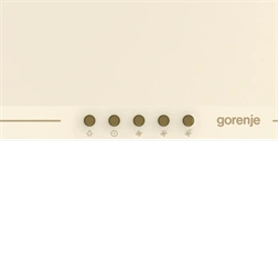 Gorenje WHC63CLI elefántcsontszín, fali, méret:60cm, zajszint:70dB, páraelszívó