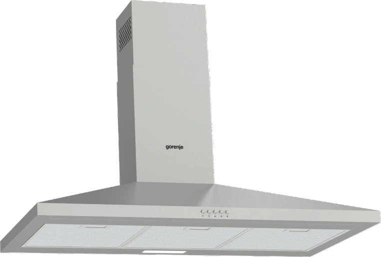 Gorenje WHC929E4X inox, fali kürtős, méret:90cm, zajszint:65dB, páraelszívó