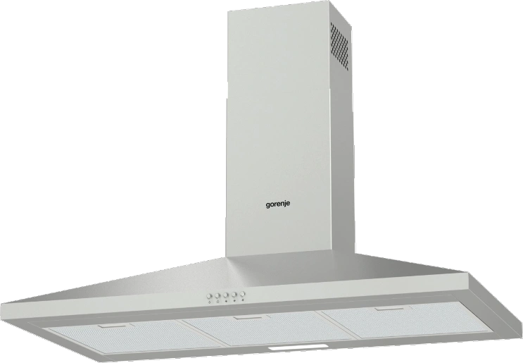 Gorenje WHC929E4X inox, fali kürtős, méret:90cm, zajszint:65dB, páraelszívó