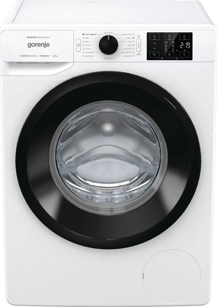 Gorenje WNEI72B fehér, elöltöltős, max.1200ford., 7 kg, mosógép (Használt - B)