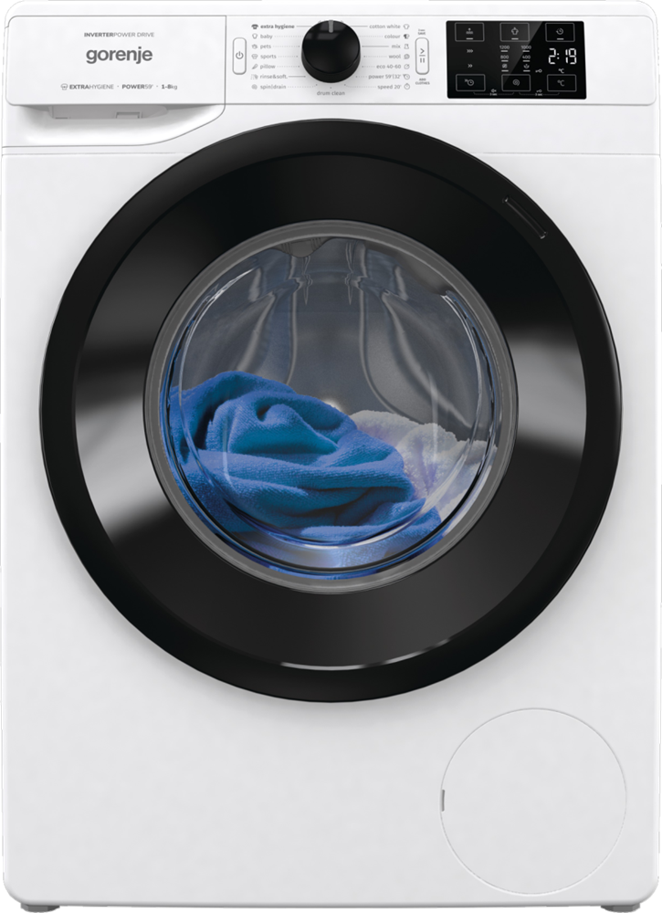 Gorenje WNEI82B fehér, elöltöltős, max.1200ford., 8 kg, mosógép