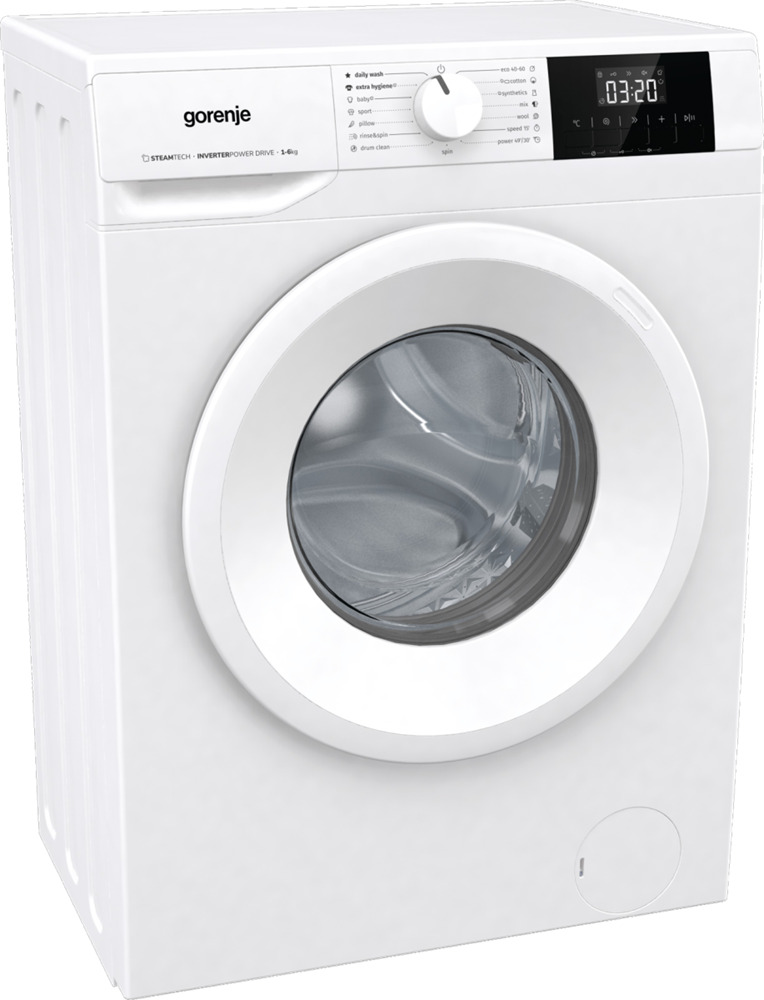 Gorenje WNGPI61SBS fehér, elöltöltős, keskeny, max.1000ford., 6 kg, mosógép