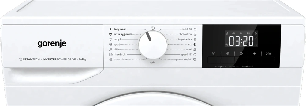 Gorenje WNGPI62SAS fehér, elöltöltős, 6 kg, mosógép