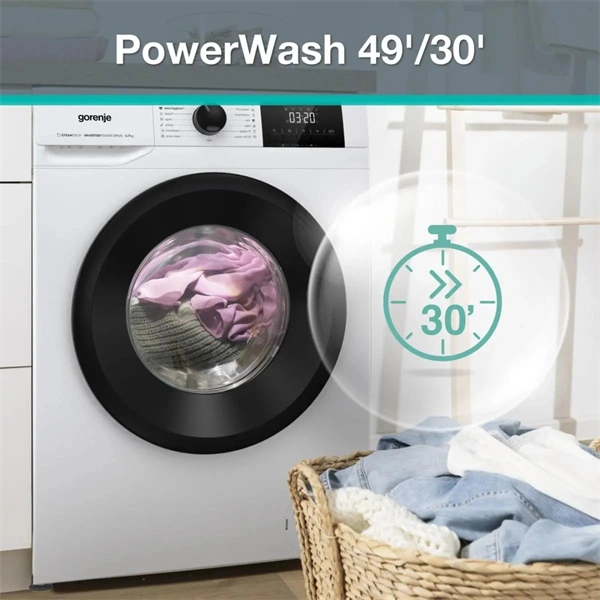 Gorenje WNGPI62SAS fehér, elöltöltős, 6 kg, mosógép
