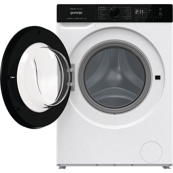 Gorenje WNHA62SASEU fehér, elöltöltős, keskeny, max.1200ford., 6 kg, mosógép