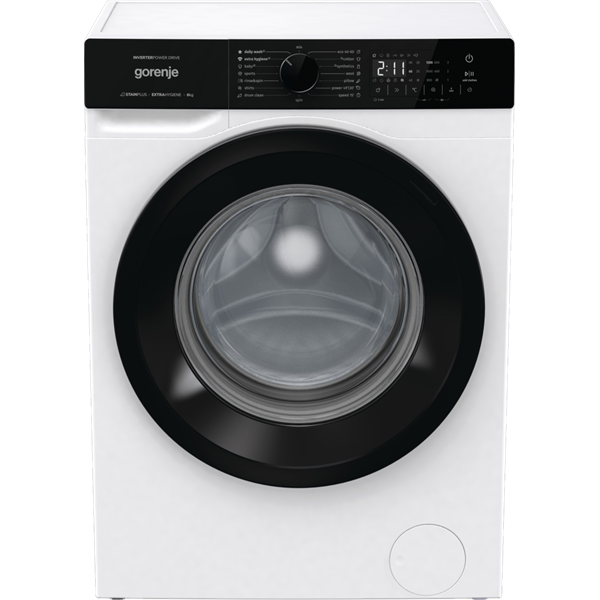 Gorenje WNHA62SASEU fehér, elöltöltős, keskeny, max.1200ford., 6 kg, mosógép