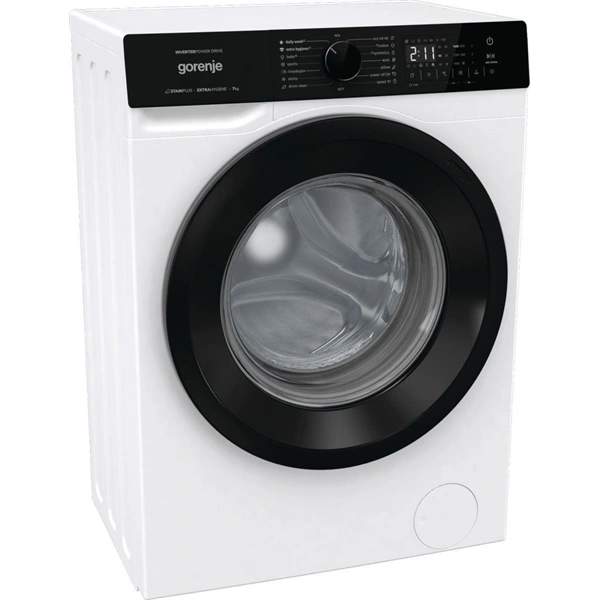 Gorenje WNHA74SASEU fekete-fehér, elöltöltős, max.1400ford., 7kg,mosógép
