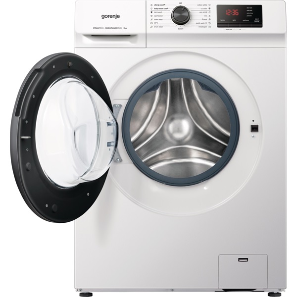 Gorenje WNHVB60SES fehér, elöltöltős, keskeny, max.1000ford., 6 kg, mosógép (Újszerű)