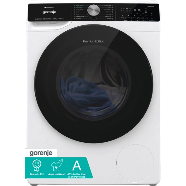 Gorenje WNS14A4TWIFI fehér, elöltöltős, max.1400ford., 10kg, mosógép