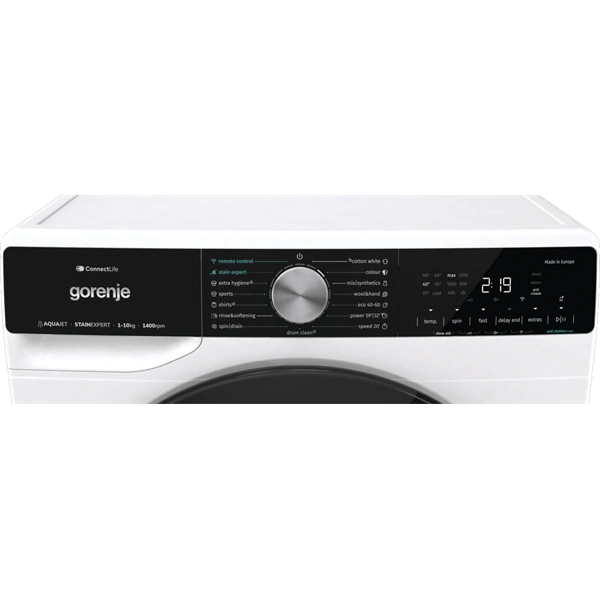 Gorenje WNS14A4TWIFI fehér, elöltöltős, max.1400ford., 10kg, mosógép