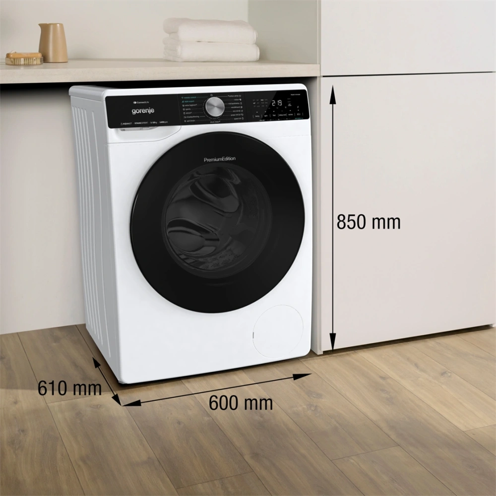 Gorenje WNS14A4TWIFI fehér, elöltöltős, max.1400ford., 10kg, mosógép