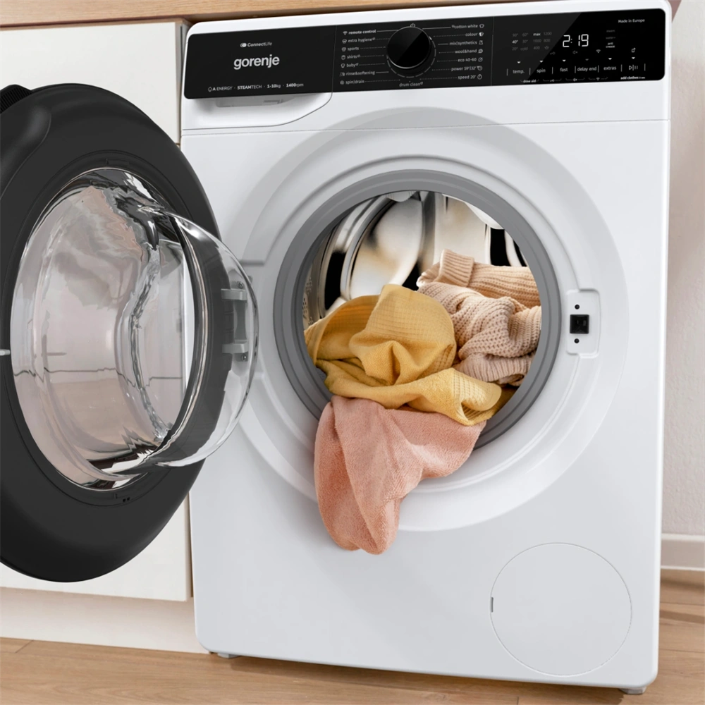 Gorenje WPNA14A3PWIFI fehér, elöltöltős, max.1400ford., 10kg, mosógép
