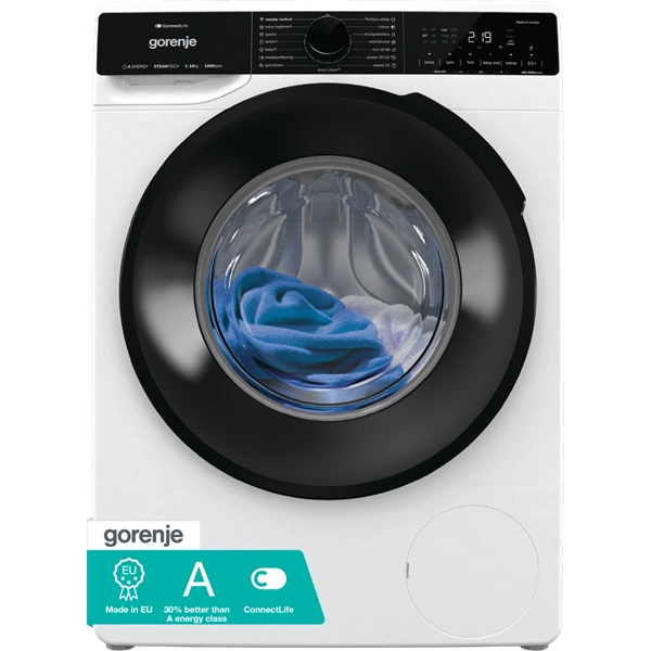 Gorenje WPNA14A3PWIFI fehér, elöltöltős, max.1400ford., 10kg, mosógép