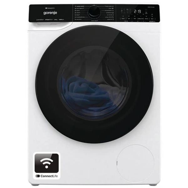 Gorenje WPNA84A2TSWIFI fehér, elöltöltős, max.1400ford., 8kg, mosógép