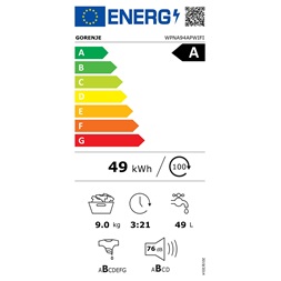 Gorenje WPNA94APWIFI elöltöltős mosógép