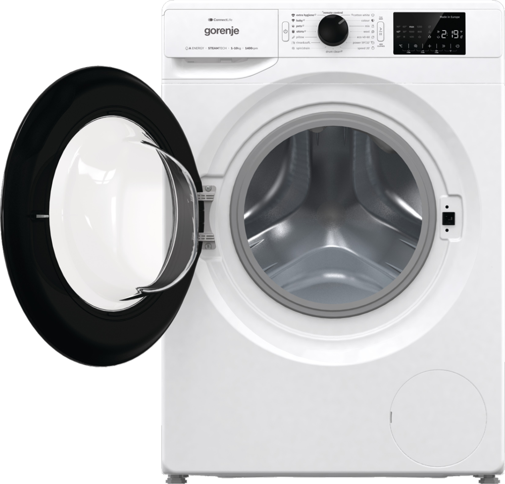 Gorenje WPNEI14A2SWIFI fehér, elöltöltős, max.1400ford., 10 kg, mosógép (Újszerű)