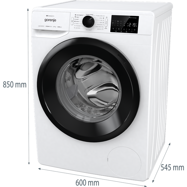 Gorenje WPNEI72A1SWIFI fehér, elöltöltős, max.1200ford., 7 kg, mosógép (Újszerű)