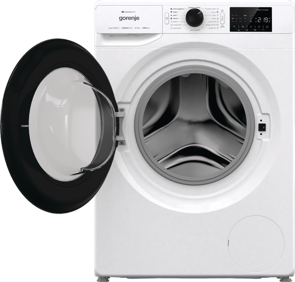 Gorenje WPNEI72A1SWIFI fehér, elöltöltős, max.1200ford., 7 kg, mosógép (Újszerű)