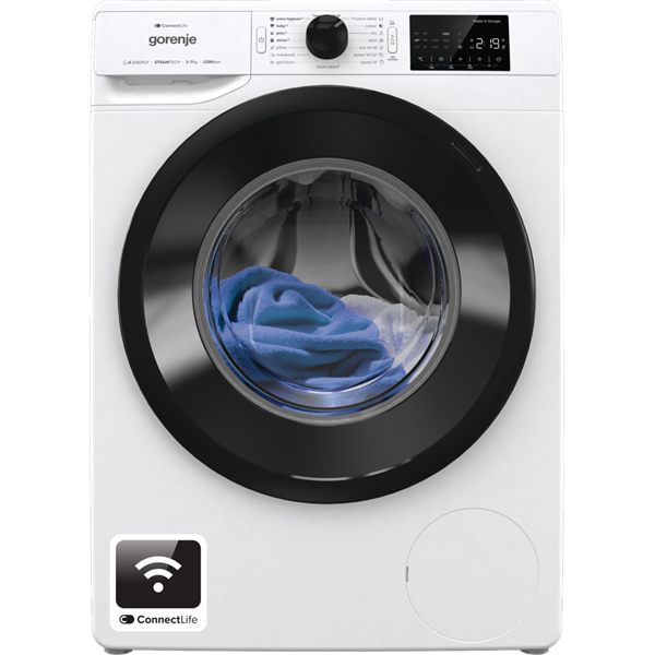 Gorenje WPNEI72A1SWIFI fehér, elöltöltős, max.1200ford., 7 kg, mosógép (Újszerű)