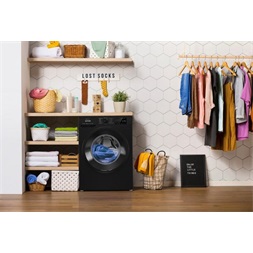 Gorenje WPNEI84A1SW/B fekete, elöltöltős, max.1400ford., 8 kg, mosógép (Újszerű)