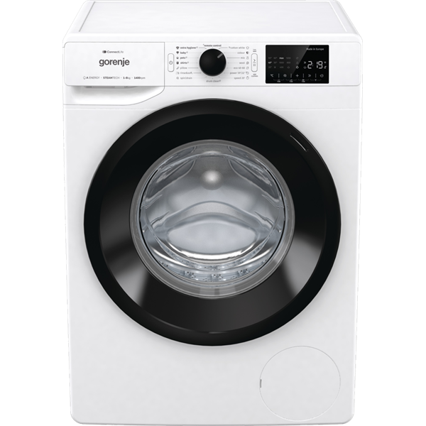Gorenje WPNEI84A1SWIFI fehér, elöltöltős, max.1400ford., 8 kg, mosógép