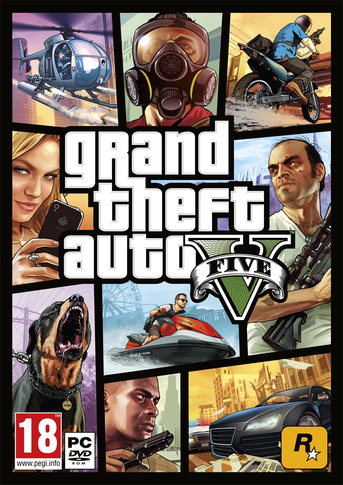 Grand Theft Auto V (GTA V) PC játékszoftver
