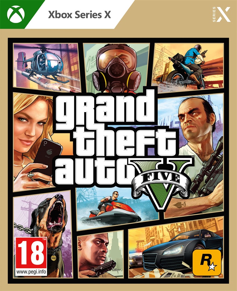 Grand Theft Auto V Xbox Series X játékszoftver