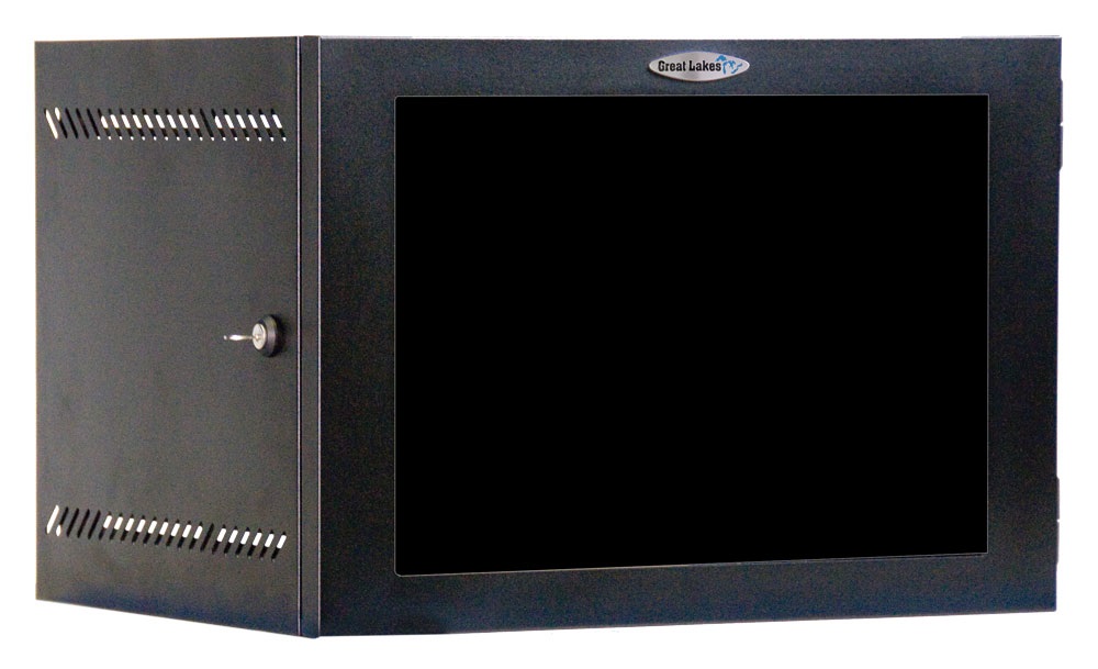 Great Lakes 19" Egyrészes 9U fali rack szekrény