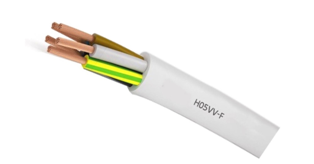 H05VV-F 3x0,75 mm2 100m Mtk fehér sodrott kábel
