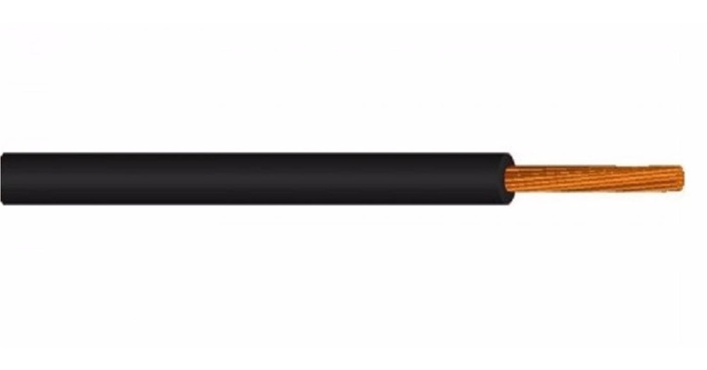 H07V-K 1x6 mm2 100m Mkh fekete sodrott vezeték
