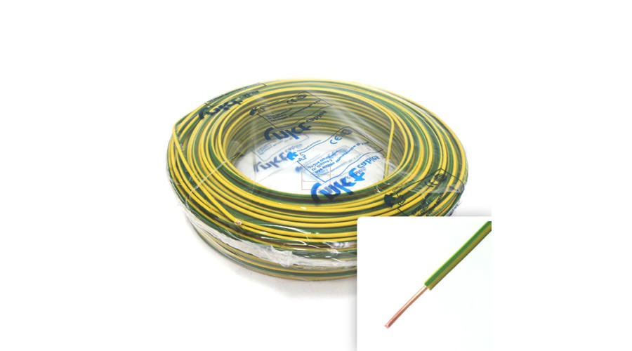 H07V-U 1x2,5 mm2 100m MCu z/s vezeték