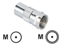 HAMA 44108 KOAX ADAPTER F DUGÓ-KOAX DUGÓ