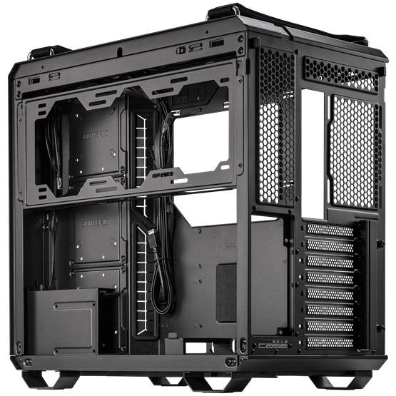 HÁZ Asus TUF Gaming GT502 - midi számítógépház - Fekete