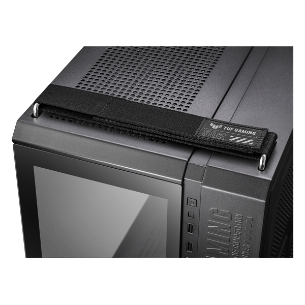 HÁZ Asus TUF Gaming GT502 - midi számítógépház - Fekete