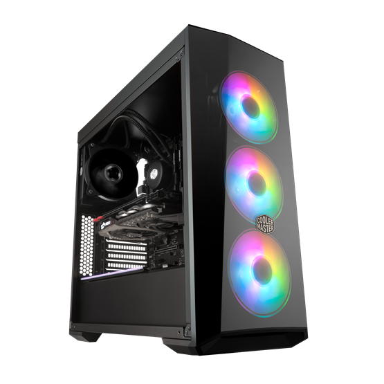 HÁZ Cooler Master Midi - MasterBox Lite 5 ARGB With controller - MCW-L5S3-KGNN-05
