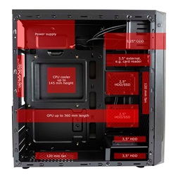 HÁZ LC Power Midi - 7040B - Fekete