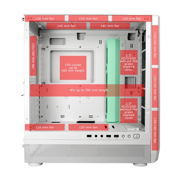 HÁZ LC Power Midi 900W - Fehér
