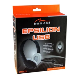 Media-Tech MT3573 Epsilion USB sztereó headset